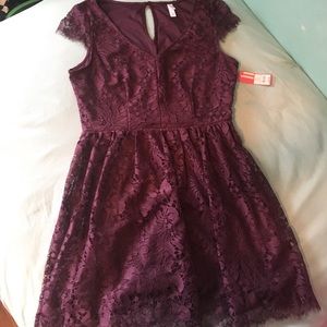 Purple Lace dress size L